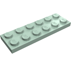 LEGO 3795 Plate 2 x 6 in Sand Green - Authentic LEGO Part