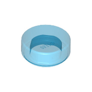 LEGO 98138 Tile, Round 1 x 1 in Trans-Dark Blue - Authentic LEGO Part