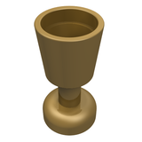 LEGO 2343 Minifigure, Utensil Goblet in Pearl Gold - Authentic LEGO Part