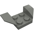 LEGO 41854 Vehicle, Mudguard 2 x 4 with Flared Wings in Dark Bluish Gray - Authentic LEGO Part