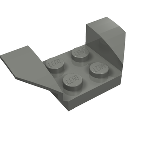 LEGO 41854 Vehicle, Mudguard 2 x 4 with Flared Wings in Dark Bluish Gray - Authentic LEGO Part