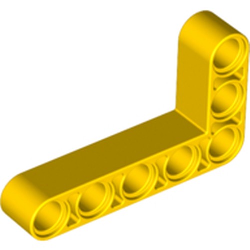 LEGO 32526 Technic, Liftarm, Modified Bent Thick L-Shape 3 x 5 in Yellow - Authentic LEGO Part