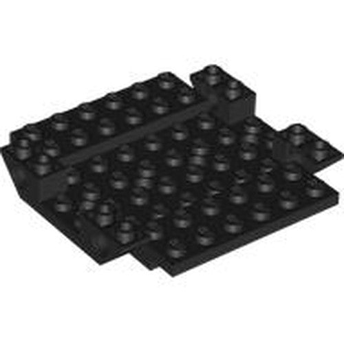 LEGO 5118 Aircraft Fuselage Middle Bottom 8 x 8 with 4 Holes and 4 Pin Holes - Main Product Image