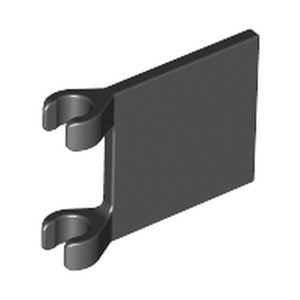 LEGO 2335 Flag 2 x 2 Square in Black - Authentic LEGO Part