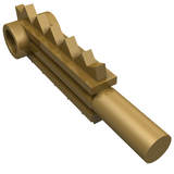 LEGO 6117 Minifigure, Utensil Tool Chainsaw Blade in Pearl Gold - Authentic LEGO Part