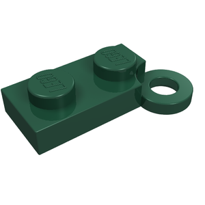 LEGO 2429 Hinge Plate 1 x 4 Swivel Base in Dark Green - Authentic LEGO Part