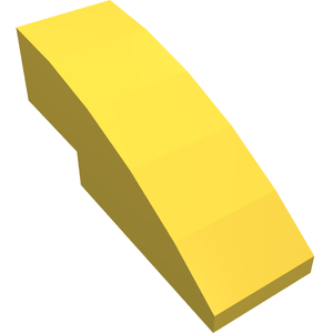 LEGO 50950 Slope, Curved 3 x 1 in Yellow - Authentic LEGO Part