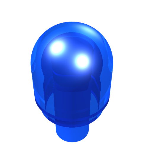 LEGO 58176 Bar with Light Bulb Cover (Bionicle Barraki Eye) in Trans-Dark Blue - Authentic LEGO Part