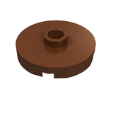 LEGO 18674 Tile, Round 2 x 2 with Open Stud in Reddish Brown - Authentic LEGO Part