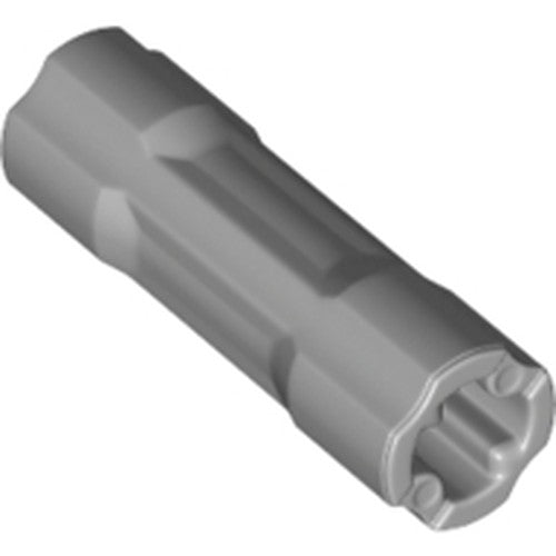 LEGO 26287 Light Bluish Gray Technic, Axle Connector 3L in Light Bluish Gray - Authentic LEGO Part
