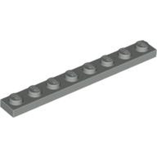 LEGO 3460 Plate 1 x 8 in Light Gray - Authentic LEGO Part