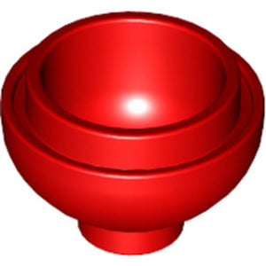 LEGO 15395 Brick, Round 2 x 2 Dome Bottom in Red - Authentic LEGO Part