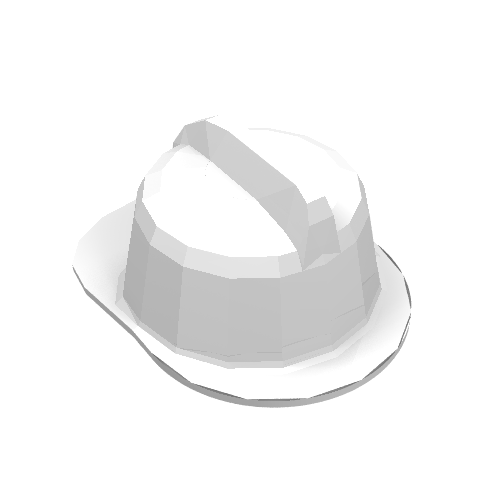 LEGO 3834 Minifigure, Headgear Fire Helmet in White - Authentic LEGO Part