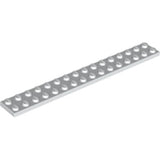 LEGO 4282 Plate 2 x 16 in White - Authentic LEGO Part