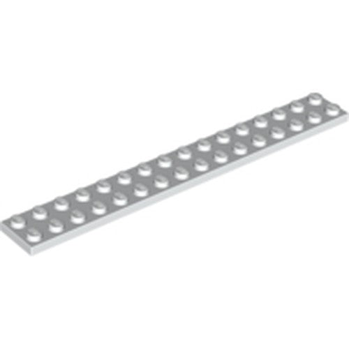 LEGO 4282 Plate 2 x 16 in White - Authentic LEGO Part