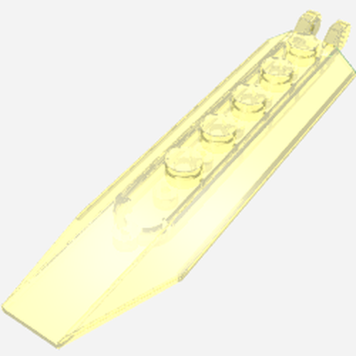 LEGO 30407 Hinge Plate 1 x 8 with Angled Side Extensions, 9 Teeth and Rounded Plate Underside in Trans-Neon Green - Authentic LEGO Part