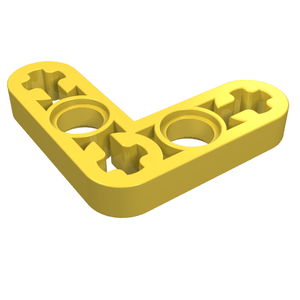 LEGO 32056 Technic, Liftarm, Modified Bent Thin L-Shape 3 x 3 in Yellow - Authentic LEGO Part