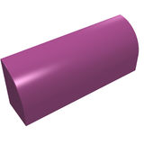 LEGO 6191 Slope, Curved 1 x 4 x 1 1/3 in Magenta - Authentic LEGO Part