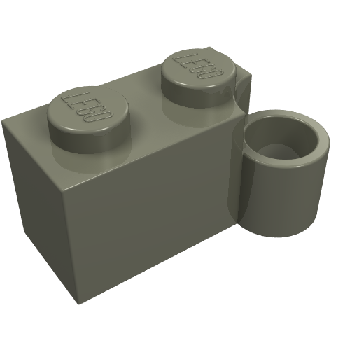LEGO 3831 Hinge Brick 1 x 4 Swivel Base - Main Product Image
