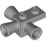 LEGO 3963 Brick, Modified 1 x 1 with 3 Loudspeakers / Space Positioning Rockets in Light Gray - Authentic LEGO Part