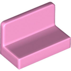 LEGO 4865b Panel 1 x 2 x 1 with Rounded Corners in Bright Pink - Authentic LEGO Part