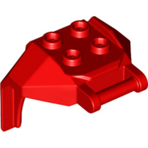 LEGO 27167 Large Figure Armor, Chest with 4 Studs and Bar Handle in Red - Authentic LEGO Part