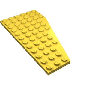 LEGO 30355 Wedge, Plate 12 x 6 Left in Yellow - Authentic LEGO Part