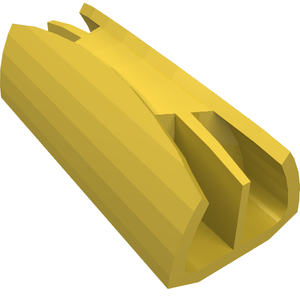 LEGO 30622 Vehicle, Grille 1 x 4 with 2 Pins in Yellow - Authentic LEGO Part