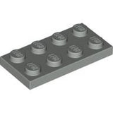 LEGO 3020 Plate 2 x 4 in Light Gray - Authentic LEGO Part