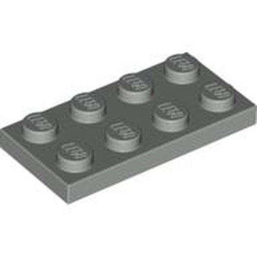 LEGO 3020 Plate 2 x 4 in Light Gray - Authentic LEGO Part