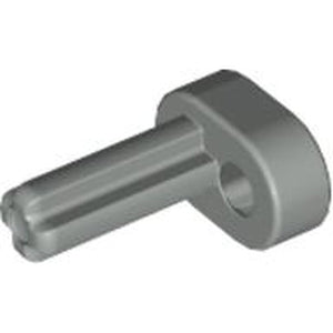 LEGO 2853 Technic Engine Crankshaft in Light Gray - Authentic LEGO Part