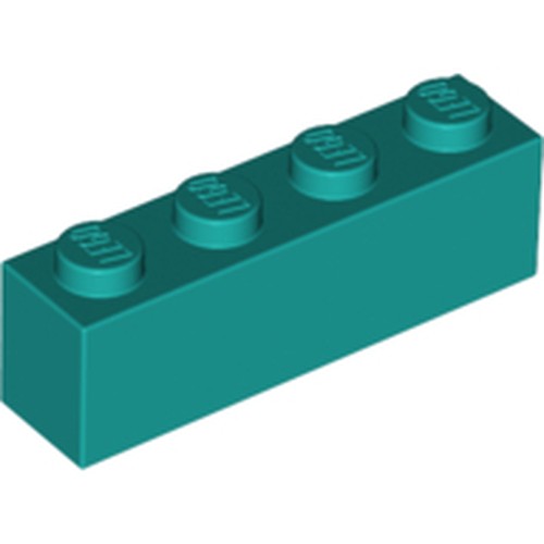 LEGO 3010 Brick 1 x 4 in Dark Turquoise - Authentic LEGO Part