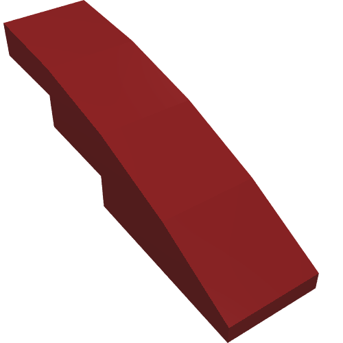 LEGO 61678 Slope, Curved 4 x 1 in Dark Red - Authentic LEGO Part