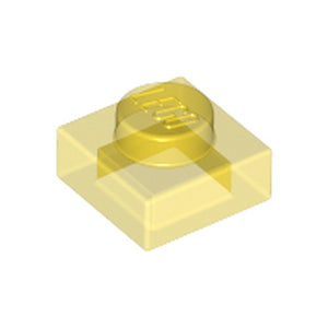 LEGO 3024 Plate 1 x 1 in Trans-Yellow - Authentic LEGO Part