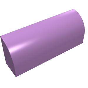LEGO 6191 Slope, Curved 1 x 4 x 1 1/3 in Medium Lavender - Authentic LEGO Part