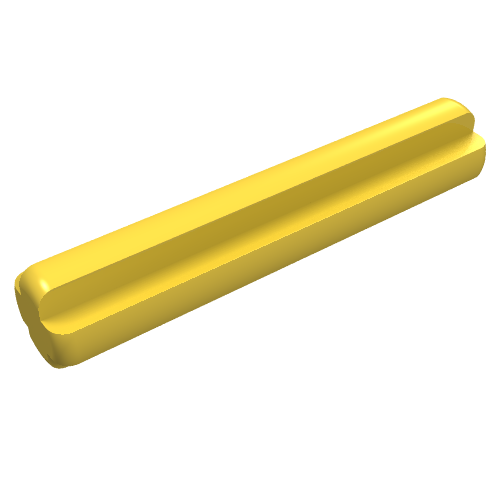 LEGO 4519 Technic, Axle  3L in Yellow - Authentic LEGO Part