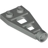LEGO 4596 Plate, Modified 1 x 2 with Long Stud Holder (Space Wing) in Light Gray - Authentic LEGO Part