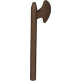 LEGO 3848 Minifigure, Weapon Axe, Halberd in Brown - Authentic LEGO Part