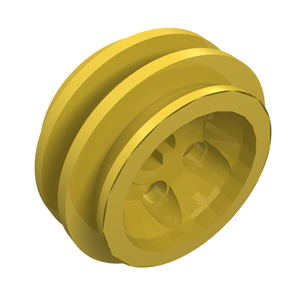 LEGO 2994 Wheel 30.4 x 14 VR in Yellow - Authentic LEGO Part