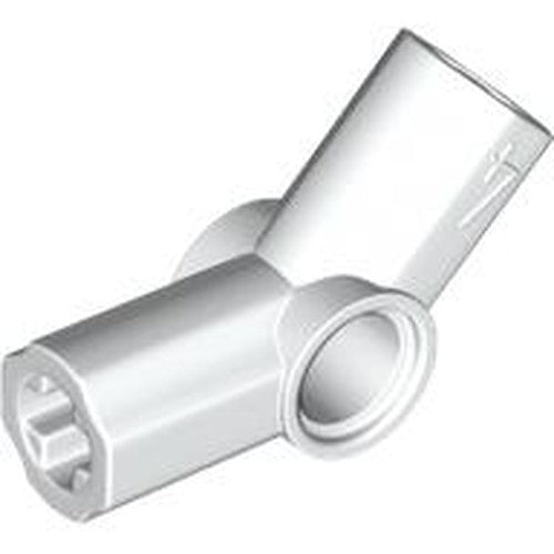 LEGO 32192 Technic, Axle and Pin Connector Angled #4 - 135 degrees in White - Authentic LEGO Part