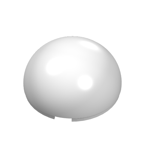 LEGO 86500 Cylinder Hemisphere 4 x 4 in White - Authentic LEGO Part