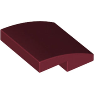LEGO 15068 Slope, Curved 2 x 2 x 2/3 in Dark Red - Authentic LEGO Part