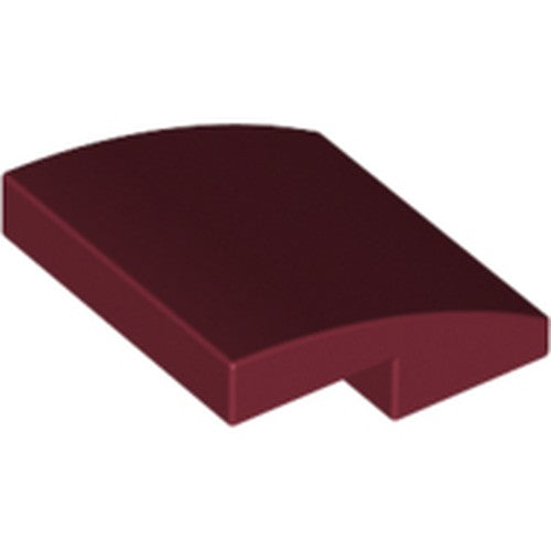 LEGO 15068 Slope, Curved 2 x 2 x 2/3 in Dark Red - Authentic LEGO Part