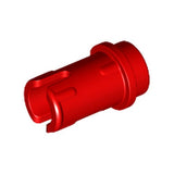 LEGO 89678 Technic, Pin 1/2 with Friction Ridges in Red - Authentic LEGO Part