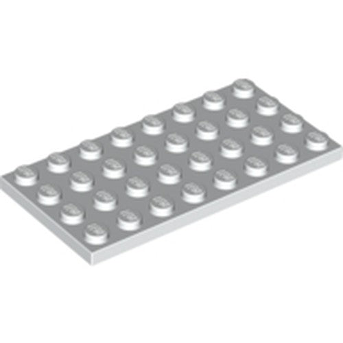 LEGO 3035 Plate 4 x 8 in White - Authentic LEGO Part