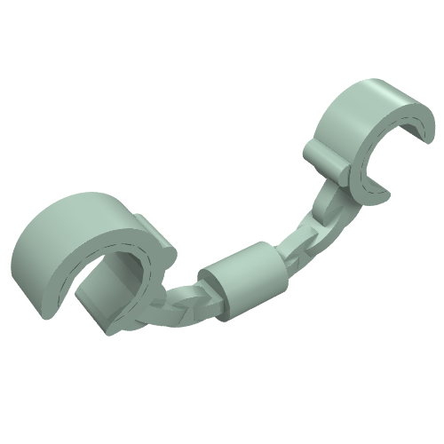 LEGO 61482 Minifigure, Utensil Handcuffs in Sand Green - Authentic LEGO Part
