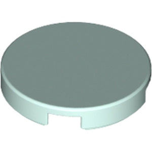 LEGO 14769 Tile, Round 2 x 2 with Bottom Stud Holder in Light Aqua - Authentic LEGO Part