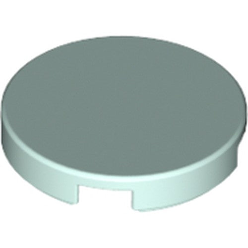 LEGO 14769 Tile, Round 2 x 2 with Bottom Stud Holder in Light Aqua - Authentic LEGO Part