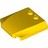 LEGO 45677 Wedge 4 x 4 x 2/3 Triple Curved in Yellow - Authentic LEGO Part