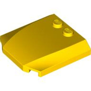 LEGO 45677 Wedge 4 x 4 x 2/3 Triple Curved in Yellow - Authentic LEGO Part
